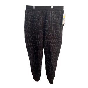 Nike Womens Yoga Therma-Fit Reversible Joggers XL Gray & Black Training Pants